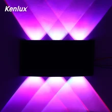 Наружный светодиодный фонарь, rgb настенный светильник автоматически изменяет цвет вверх вниз светодиодный настенный светильник для вечерние бар лобби KTV рождественские украшения