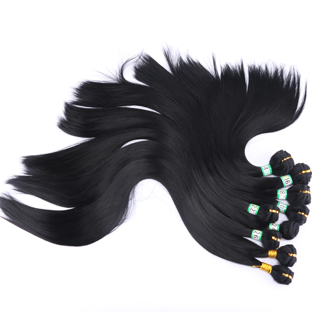 Hair Extensions FSR Straight hair weave 14-30 inches available synthetic hair bundle