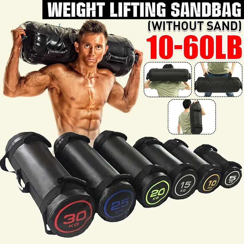 ARD CHAMPS™ FITNESS GYM TRAINING WORKOUT SAND BAG BULGARIAN CANVAS 5-28 KG RED 
