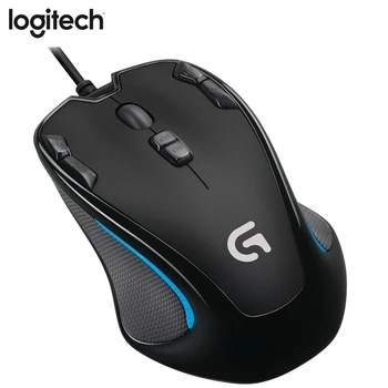

Logitech G300s Wired Gaming Mouse With 2500DPI 9 Rechargeable Programmable Buttons Game Mice for Windows7/8/10 Laptop PC G300S