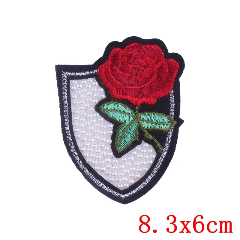 Prajna DIY железные нашивки для одежды панк череп нашивка для одежды вышитые нашивки на одежду значки-наклейки нашивка с буквами