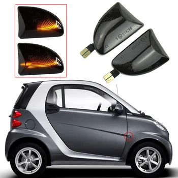 

For Mercedes Benz Smart Fortwo W451 Coupe Cabrio LED Dynamic Blinker Side Marker Turn Signal Light Repeater Indicator 2007-2014