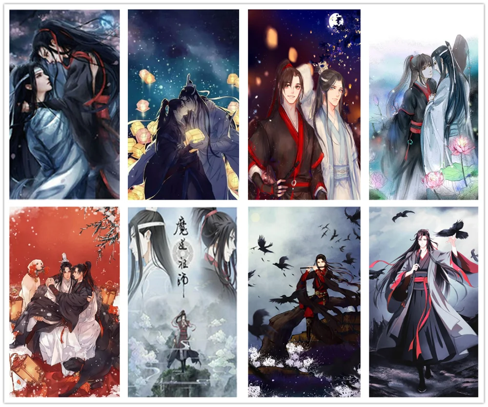 5d Diy алмазная живопись Mo Dao Zu Shi фигурка Wei Wuxian Аниме Вышивка крестиком 3D Алмазная