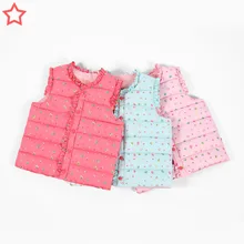 Зимняя детская одежда; стиль; детский пуховый хлопковый жилет для девочек; сезон осень-зима; детский хлопковый жилет; AliExpress H