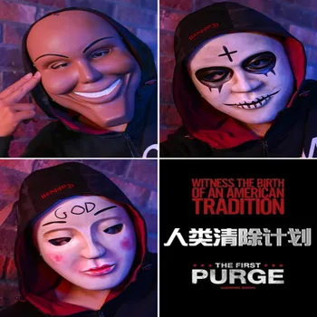 

Halloween Festival Party Decoration Resin Mask Men's Horror Shaco Cos Props Role Playing Party Dress up halloween