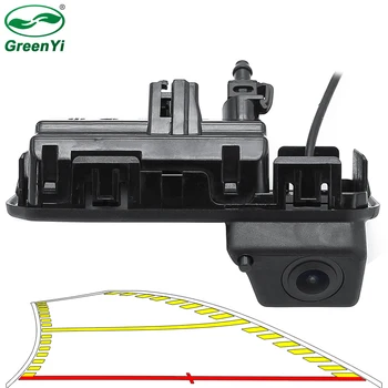 

HD 4089T Dynamic Trajectory Lines Vehicle Rear View Car Trunk Handle Camera For Audi Q2 Q3 Q5 A5 Skoda karoq VW Bora 2017-2019