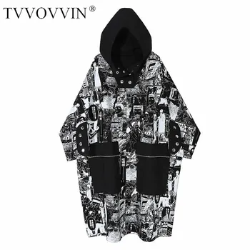 

TVVOVVIN Zipper Patchwork Pockets Dress Women 2020 Autumn Casual Fashion Style Temperament All Match Hooded Collar Dress ZP3642