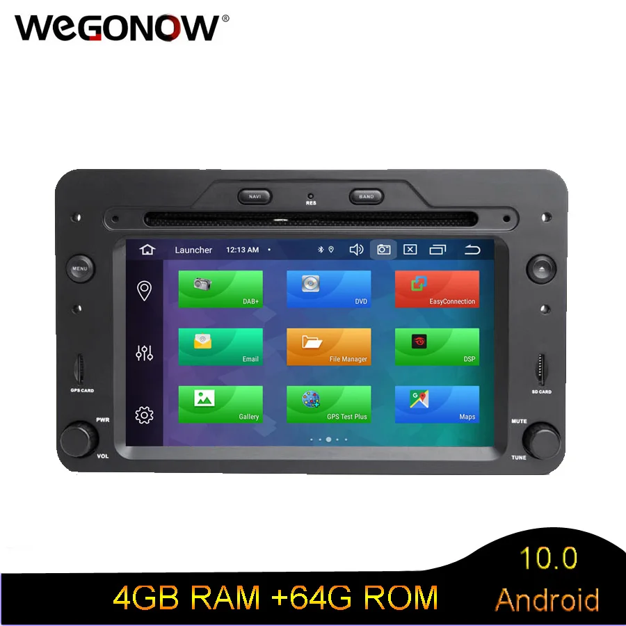PX6 DSP IPS Android 10.0 For Alfa Romeo 159 Brera Sportwagon Spider 4GB +64GB Car DVD Player GPS Map RDS RADIO Bluetooth 4.0 | Автомобили