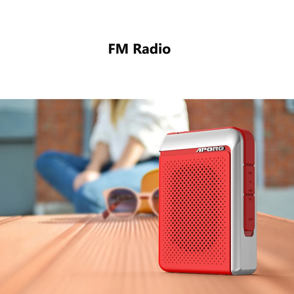 Amplificador de Voz Microfone sem Fio Bluetooth Alto-falante Escola Professor Guia Turístico Rádio fm Portátil Megafone 30w Uhf 5.0 - Image 3