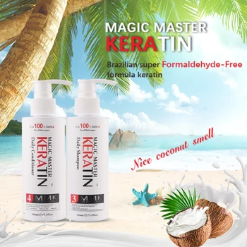 

For hair 150ml Daily Shampoo and 150ml Conditioner Professional Coconut Smell Hair Care Products for Smoothing Dry Damaged Hair