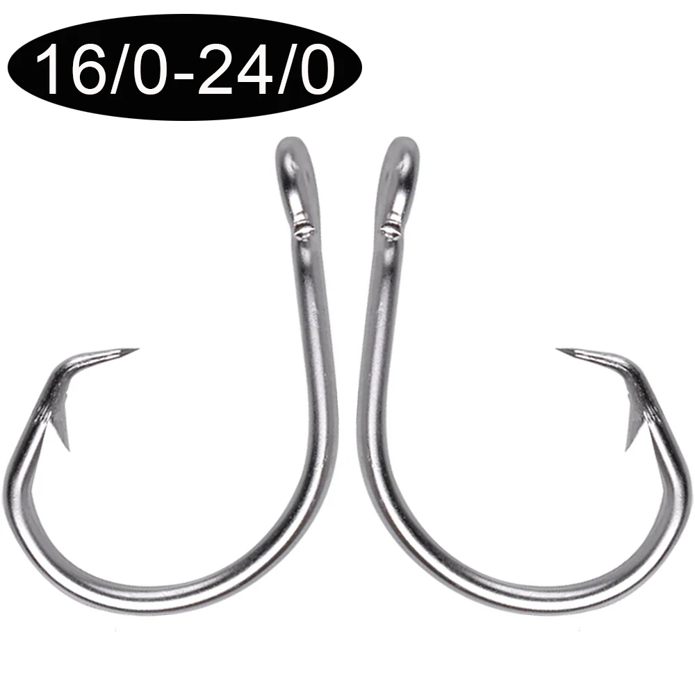 20/0 Shark Fishing Hooks Massive 20/0 Stainless Steel Shark Fishing Hook - Big Game Tuna & Marlin Hook Fish Hooks 20/0 Shark Fishing Hooks Massive 20/0 Stainless Steel Shark Fishing Hook - Big Game Tuna & Marlin Hook Fish Hooks