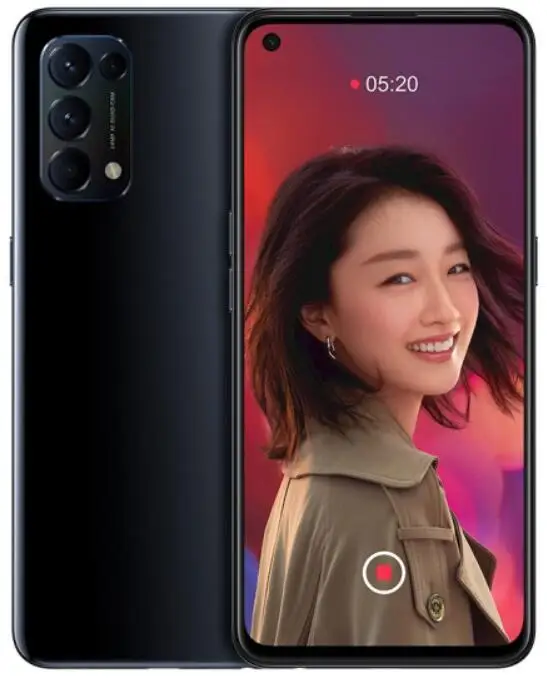 Original Official New OPPO Reno 5 5G Smartphone 6.43inch OLED Octa Core Snapdragon 765G 64.0MP Camera 65W 4300Mah Android 11 OS kingston 8gb ram 8GB RAM