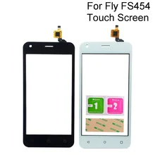 Tela sensível ao toque do telefone para fly fs454 nimbus 8 fs 454 painel digitador da tela de toque frontal lente vidro sensor ferramentas 3m cola