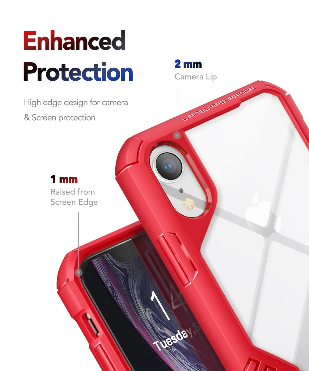 Чехол для телефона iPhone XR прочные Чехлы сотовых телефонов сверхпрочный