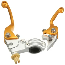 1 пара ЧПУ алюминиевый складной тормозной рычаг сцепления универсальный для гоночных мотоциклов грязи питбайков