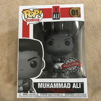 

Exclusive Official Funko pop Muhammad Ali (Black & White) Vinyl Action Figure Collectible Model Toy with Original Box