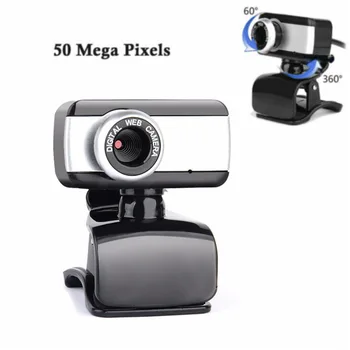 

Original HD Webcam USB Web Camera Computer Camera 360 Degree Rotation Clip-on Built-in -Mic USB 2.0 640*480 Dynamic Resolution