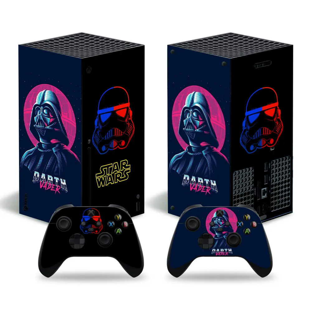 Star Wars Darth Vader Skin Sticker Decal Cover for Xbox Series X Console and 2 Controllers Xbox Series X Skin Sticker Vinyl 