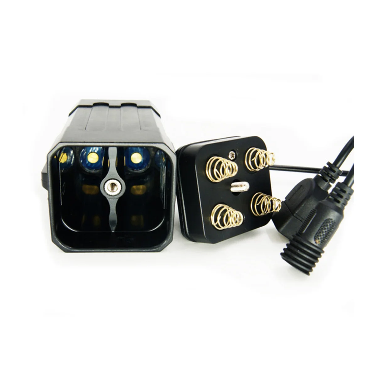4 x 18650 Battery Box with Cable Belt USB/DC Dual Interface Waterproof 8.4V for Bicycle Tail Light Headlight Bike Lamp