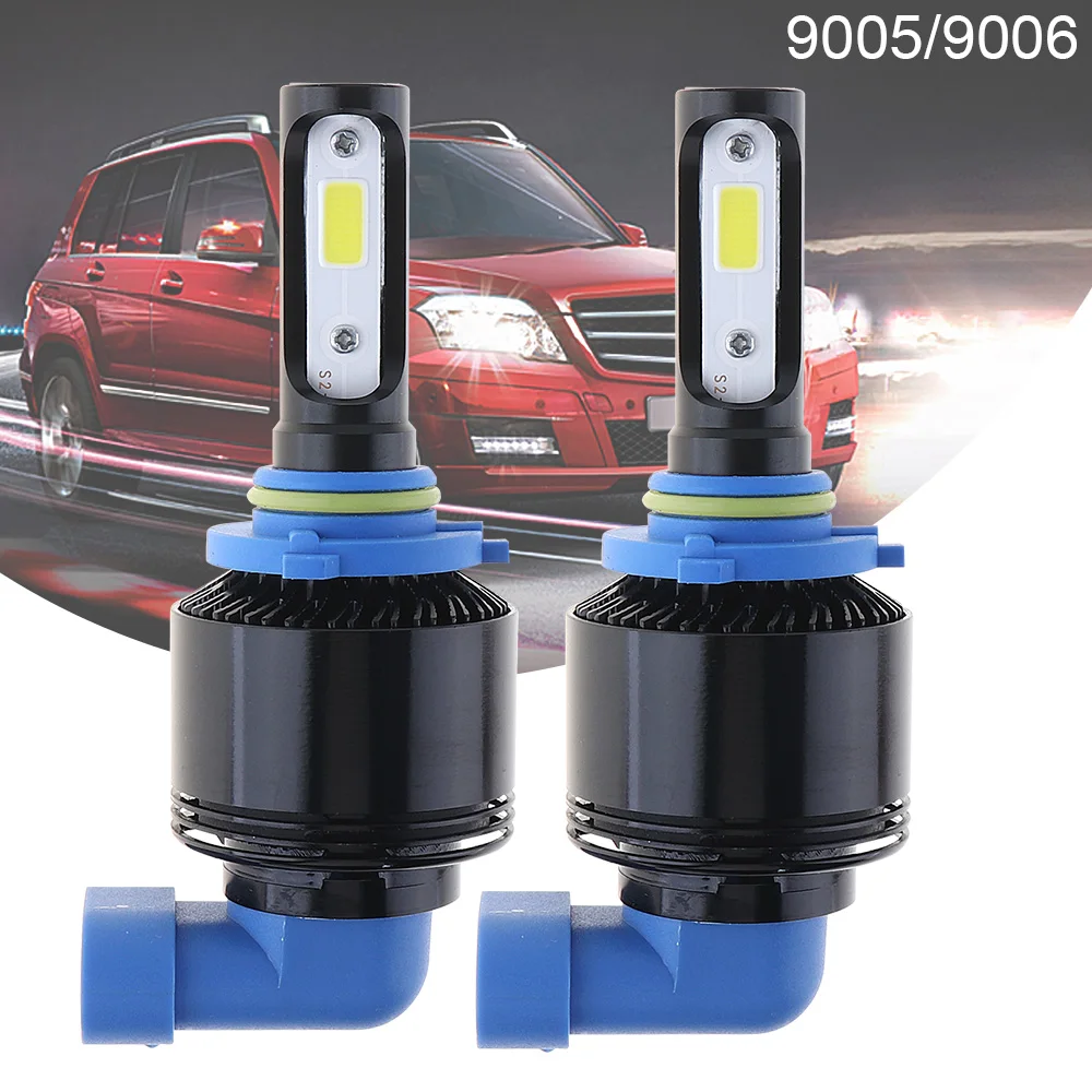 

72W 9005 9006 8000LM 6000K All-In-One without Line LED Headlight Kit Hi or Lo Beam Bulbs Automotive LED Headlamps for Cars Auto