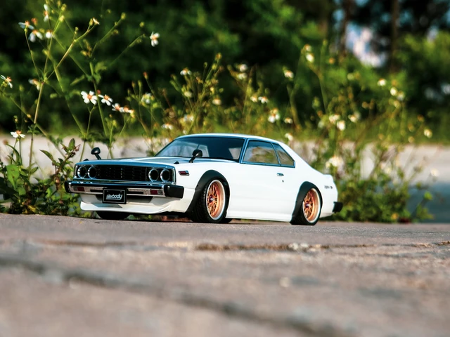 Killerbody 1:10 RC Электрический туристический автомобиль PC кузов 1977 Skyline Hardtop 2000 GT-ES