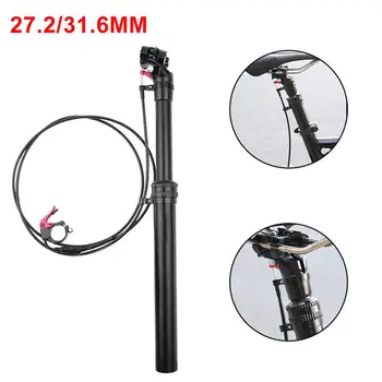 

KS Kindshock Mountain Bike Dropper Seatpost Hydraulic Lifting Road Bicycle 27.2 /31.6mm Hand Remote Control Seat Tube Post