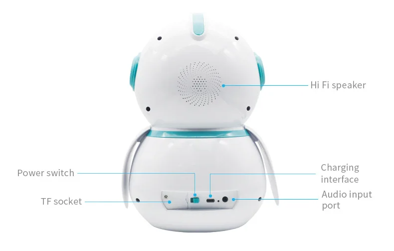 Intelligent children's robot high-tech voice intercom artificial intelligence robot (11)