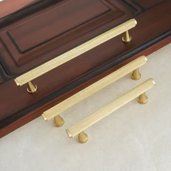 

3.75" 5" 6.3" Copper Cabinet Pull Handles Brass Door Handle High Quality drawer Furniture Closet Cupboard Handles 96 128 160mm
