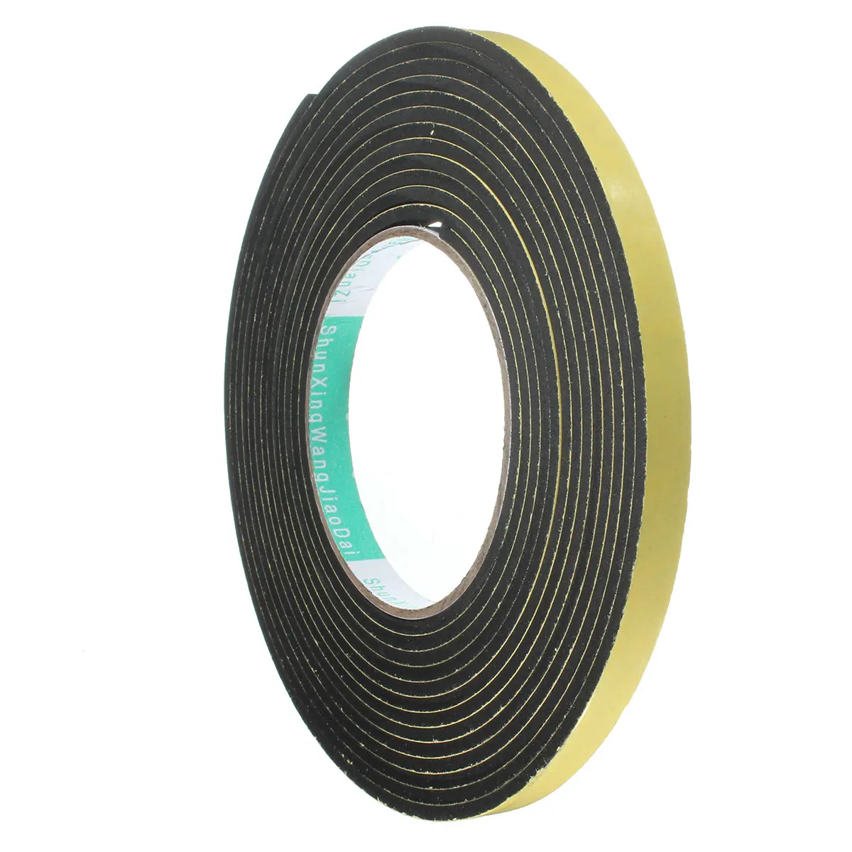 Door Seal Strip Window Seal Strip Sealing Tape Rubber Seal Strip 5M/10M Foam Sponge Single Sided Adhesive 2mm/3mm Waterproof Weather Stripping For Window Door