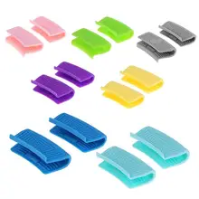 Kitchen Silicone Heat Insulation Mitt Glove Casserole Ear Pan Holder Resistant Clamp Plate Clip to Bowl Baking Oven Mitts