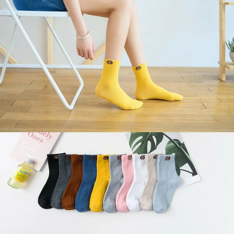 5 пар/лот = 10 штук, осенне-зимние носки, женские носки-тапочки с имитацией нейлона, толстые бархатные зимние носки для девочек