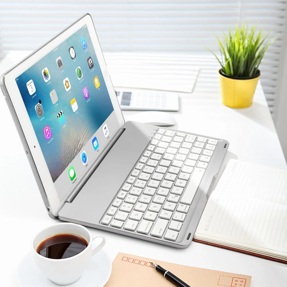 Для iPad/iPad Pro 9,7 чехол США беспроводная клавиатура умный сон семь цветов планшет с подсветкой чехол для iPad Air 1/2