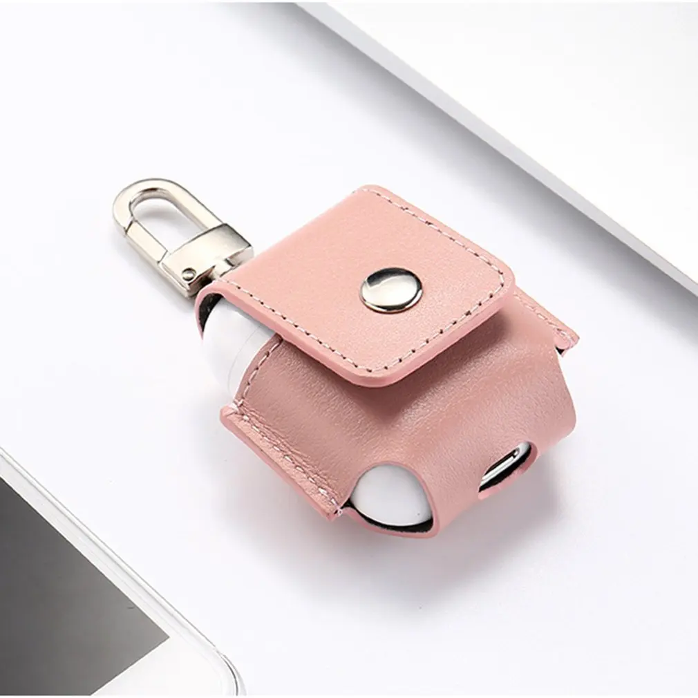 Защитный чехол из искусственной кожи для гарнитура для Airpods Box чехол противоударный Анти-потеря спортивные аксессуары для Airpods