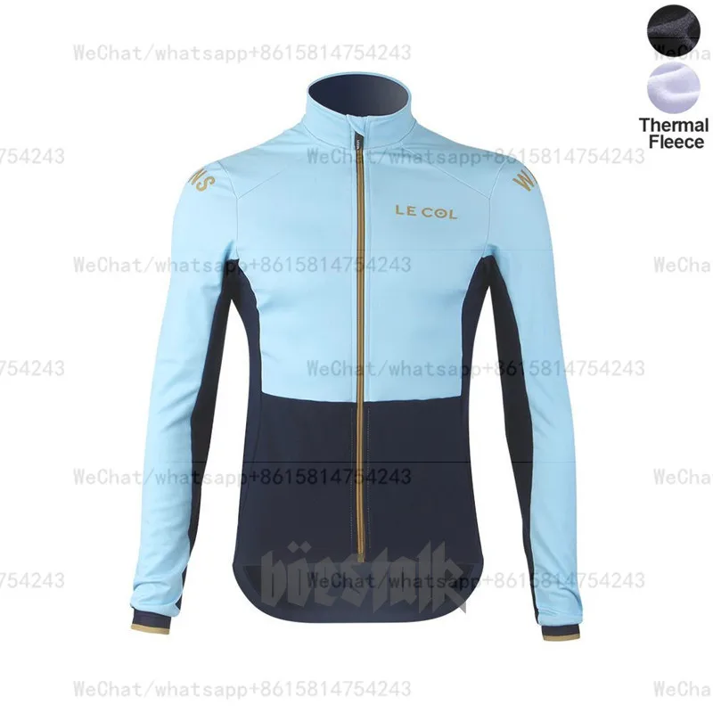 Le col одежда для велоспорта Мужская зимняя одежда с длинными рукавами из теплого флиса сохраняет тепло велосипед bh гоночный на заказ спортивный велосипед maillot ciclismo - Цвет: winter jacket