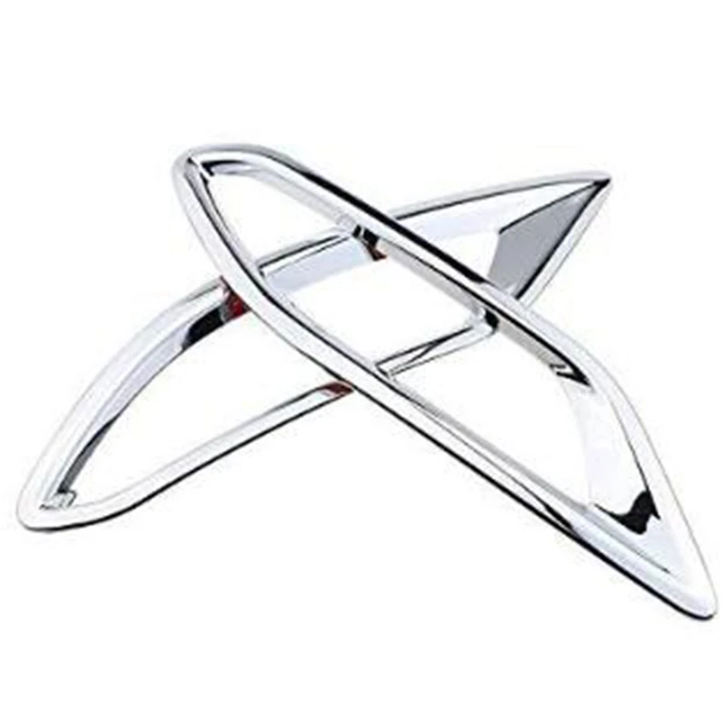 

for Honda HR-V/Vezel 2014-2019 Chrome Rear Tail Fog Light Foglight Lamp Cover Trim Reflector Bumper Frame Bezel Molding Garnish