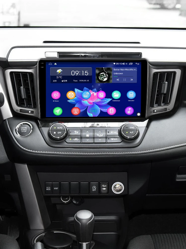 Автомобильное радио Joying Android 10 для Toyota RAV4 2013 2018 левый привод GPS Carplay DSP SPDIF сабвуфер