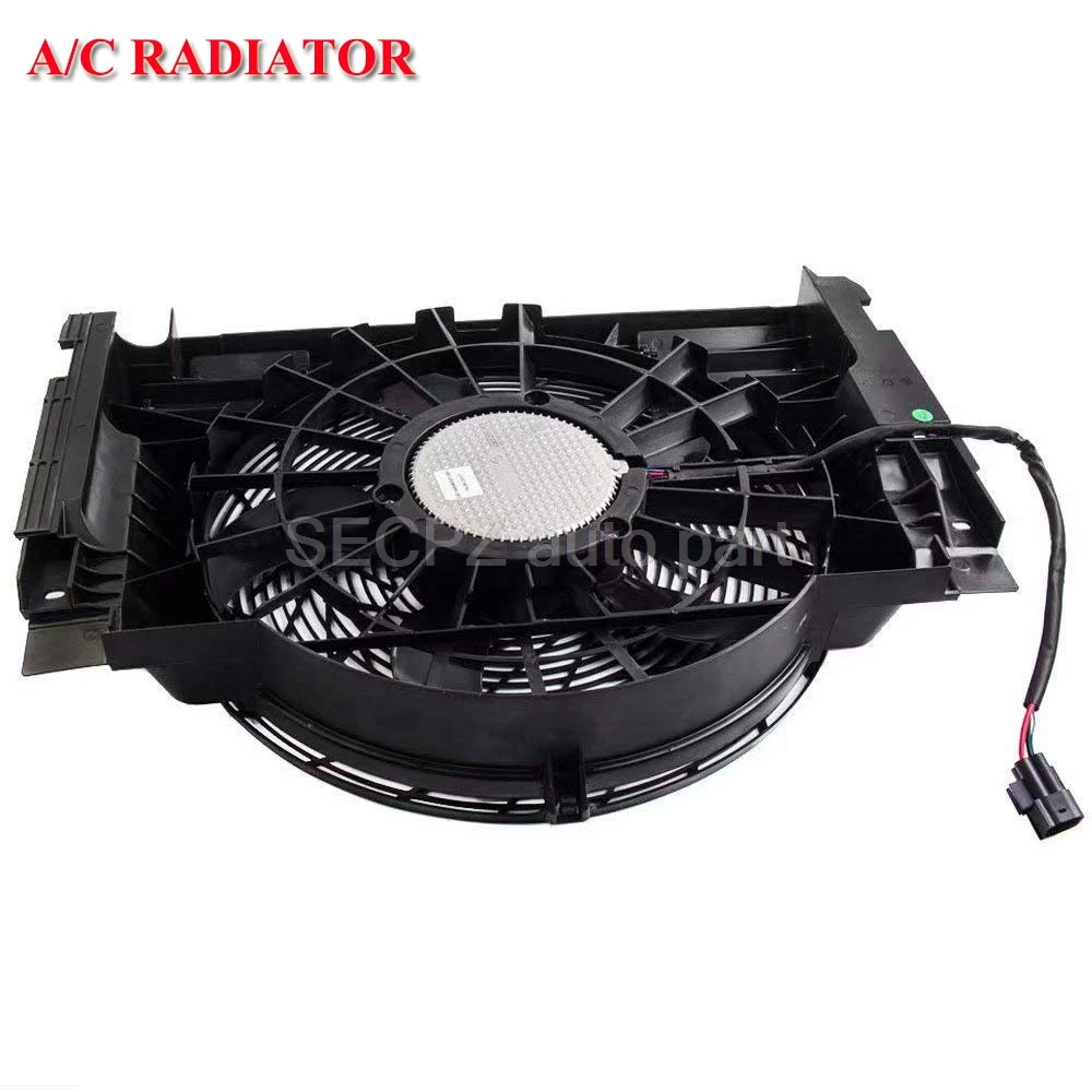 

64546921381 A/C Radiator Condenser Cooling Pusher Fan 5 Blade FOR BMW X5 00-06