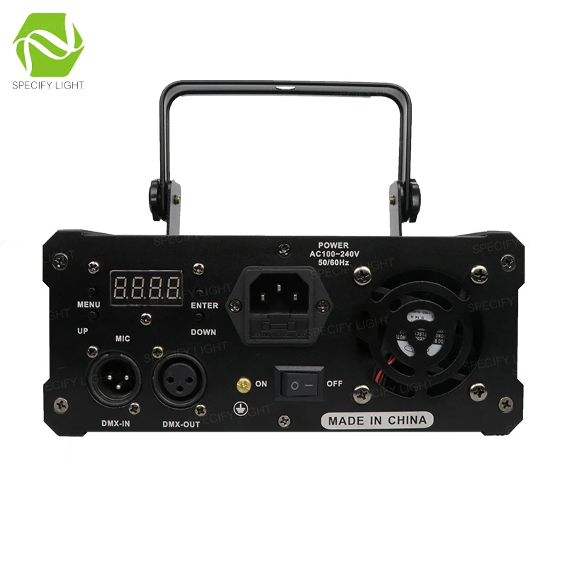 100-240V 1.5W Full Blue Laser Light DMX-512 Signal Control Sound Anto Master-Slave Made Stage Light Bars Disco Light Showing (3)