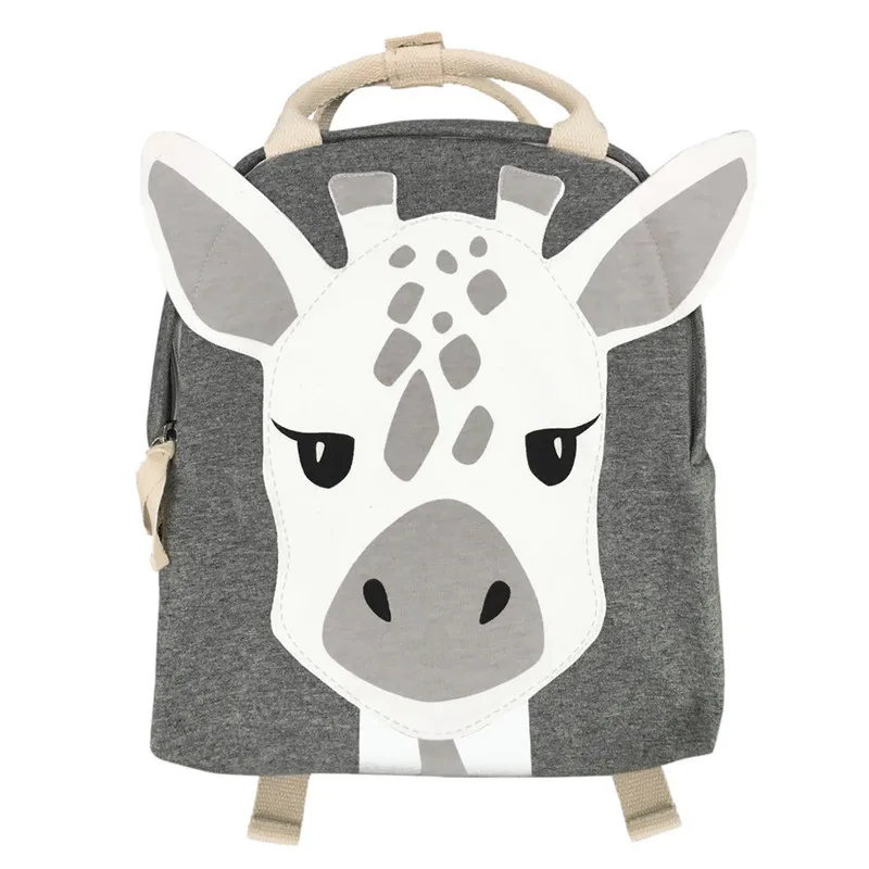 giraffe Новинка, скандинавские детские игрушки, сумки для получения, креативный дизайн с животным узором, детские школьные сумки, милые детские рюкзаки с фото - Цвет: giraffe