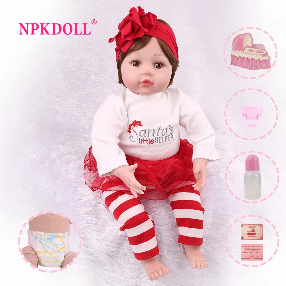 NPKDOLL куклы игрушки для детей полностью виниловый силиконовый ручной работы