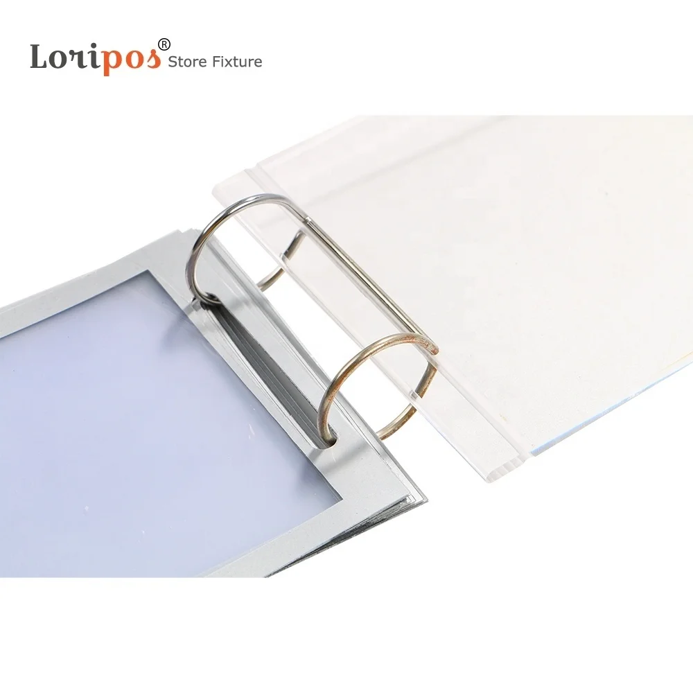 Acrylic Double-sided Page Display Drinks Menu Table Album Desk Sign Restaurant Hotel Label Holder Photo Stand