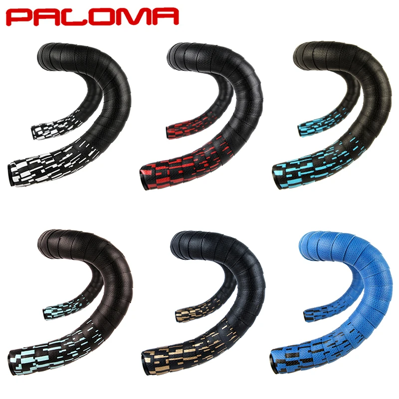 Cinta de manillar de carretera, cinta de manillar de bicicleta de carreras, cintas amortiguación antideslizantes con 2 enchufes|Cinta de manillar| - AliExpress