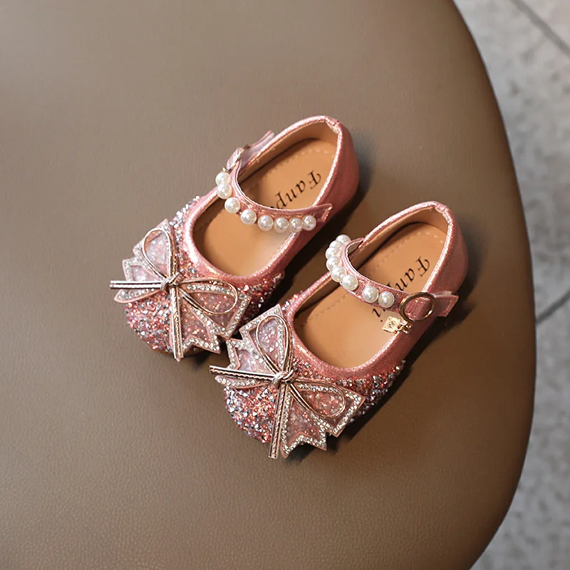 New Autumn Kids Princess Shoes Baby Casual Flats Children Single Shoes for Girls 