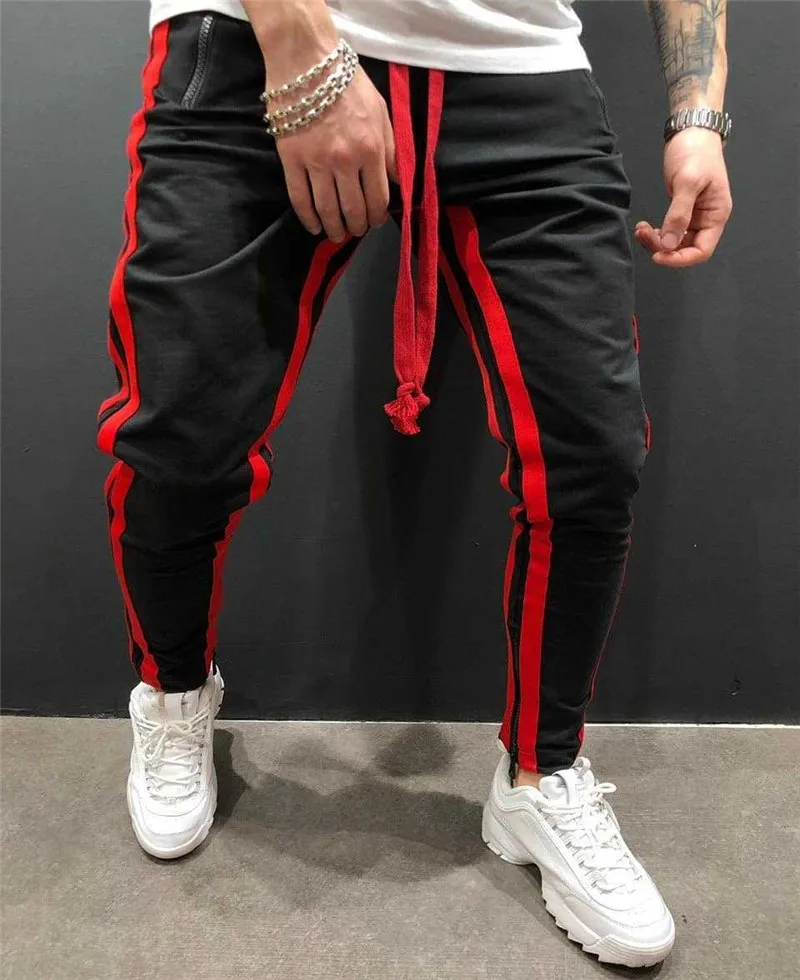 Новые Брендовые мужские повседневные штаны jogger модные тренировочные брюки мужские Брендовые спортивные штаны высокого качества штаны для бодибилдинга