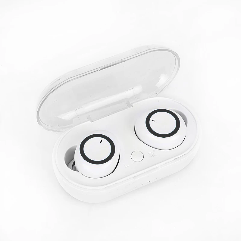 YOU FIRST TWS наушники беспроводные Bluetooth наушники 5,0 стерео гарнитура Магнитная Fone De Ouvido для мобильного телефона iPhone 8X11 - Цвет: White-Black