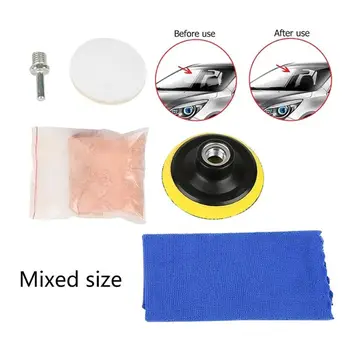 

5pcs Car Polish Glass Windshield Polishing Kit Scratch Removal Auto Window Glass Polished Remover Repair Tool