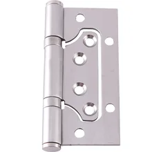 Деревянные двери подматери шарнир немой подшипник Комплектующие дверей складные страницы листовки по требованию заказчика Нержавеющая сталь толстые петля 4 дюйма