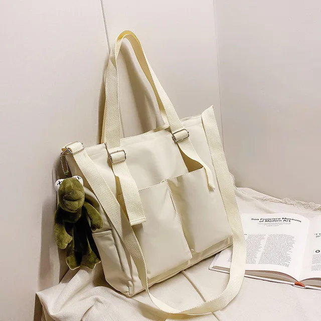 Female Bag Shoppers Simple Fashion Zipper Handbags Shoulder Waterproof Large Capacity Tote Bags Women's Brand Crossbody 4