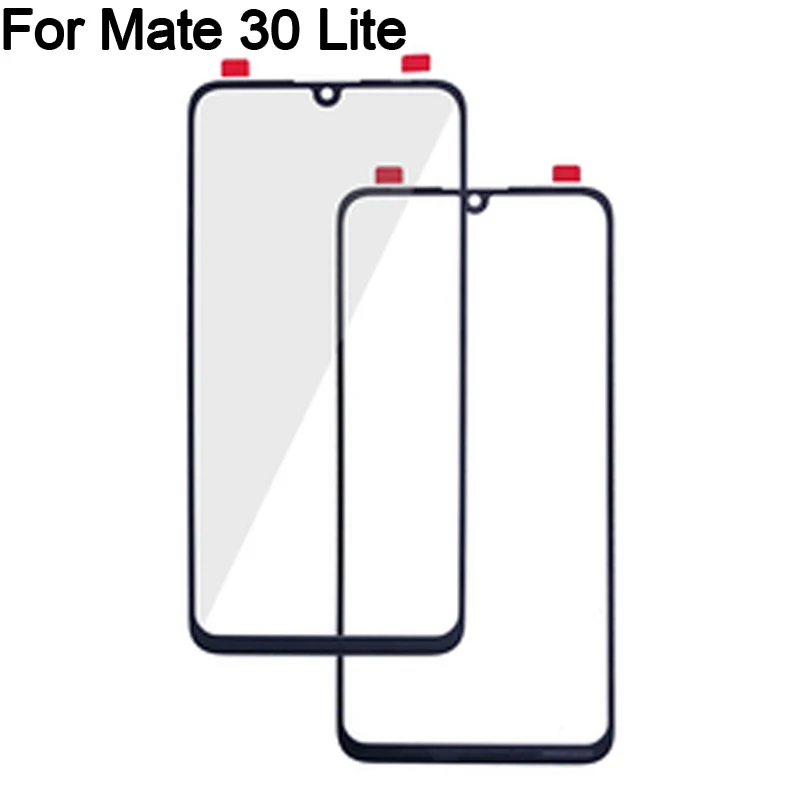 Для huawei Коврики 30 Lite защитное внешнее переднее Стекло сенсорный экран Экран для huawei Коврики 30 Lite LCD защитный экран сенсорный Экран Запчасти