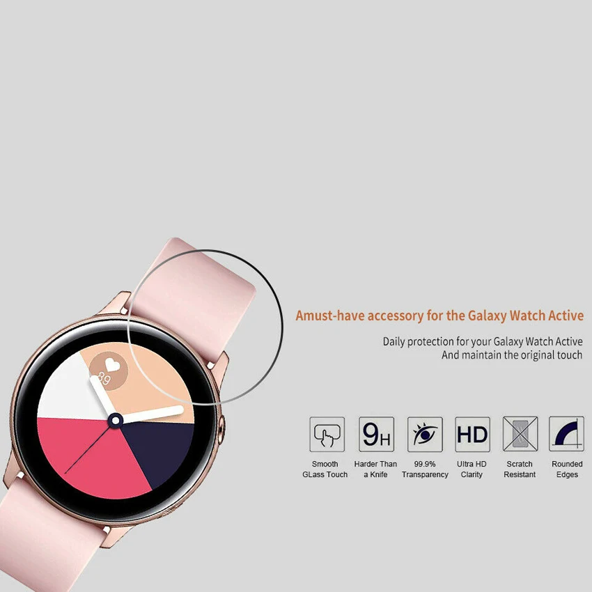 For Samsung Galaxy Watch Active2 Screen Protector Hydrogel Film TPU Explosion Proof Clear HD Guard Frontier Cover 40/41/44/45mm
